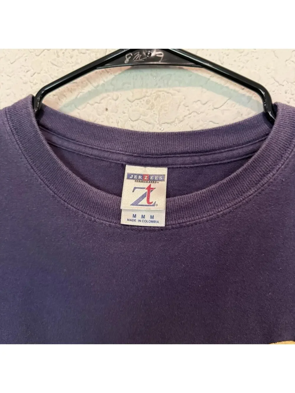 Vintage 80s/90s‎ RARE Colt Firearms Funny Body Piercing Men's Blue T-Shirt